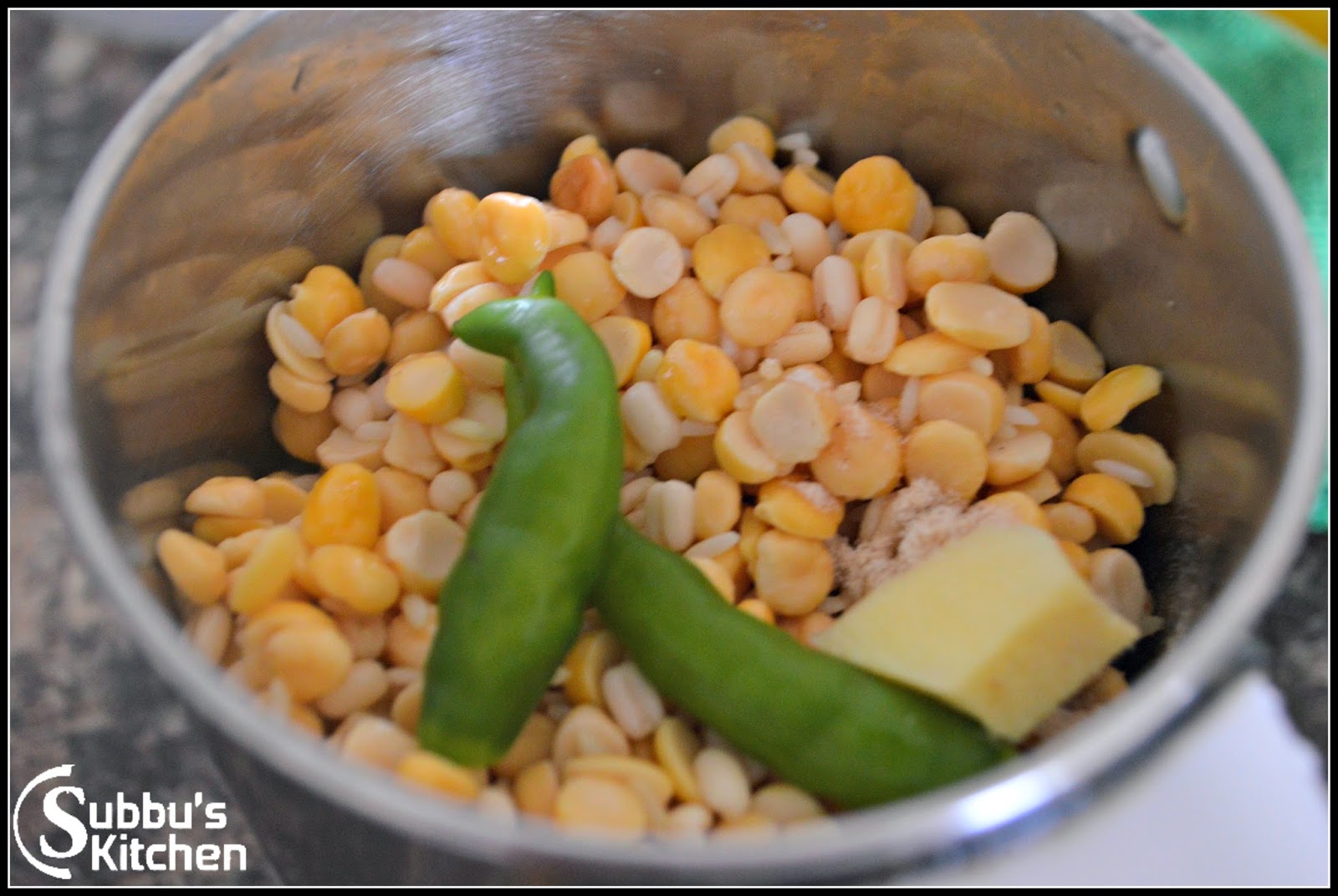 Making of Paruppu Vadai