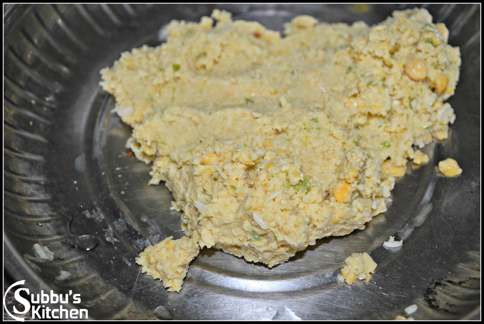 Making of Paruppu Vadai