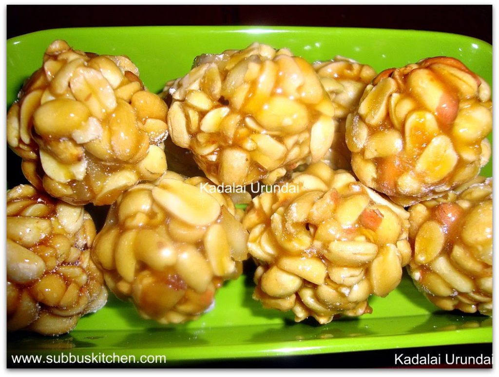 Kadalai Urundai Ground Nut Jaggery Balls Subbus Kitchen