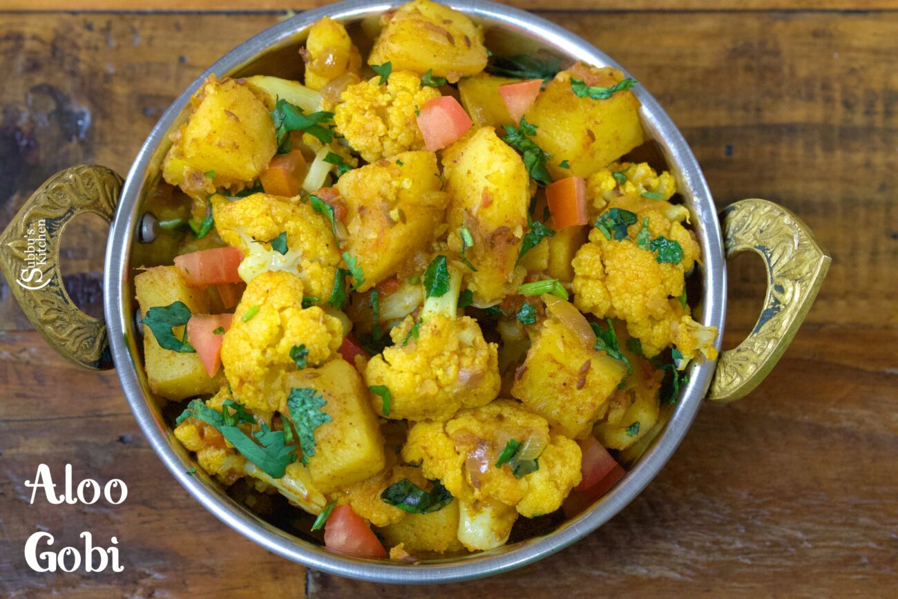 Aloo Gobi Masala Recipe How to make Aloo Gobi Subbus Kitchen