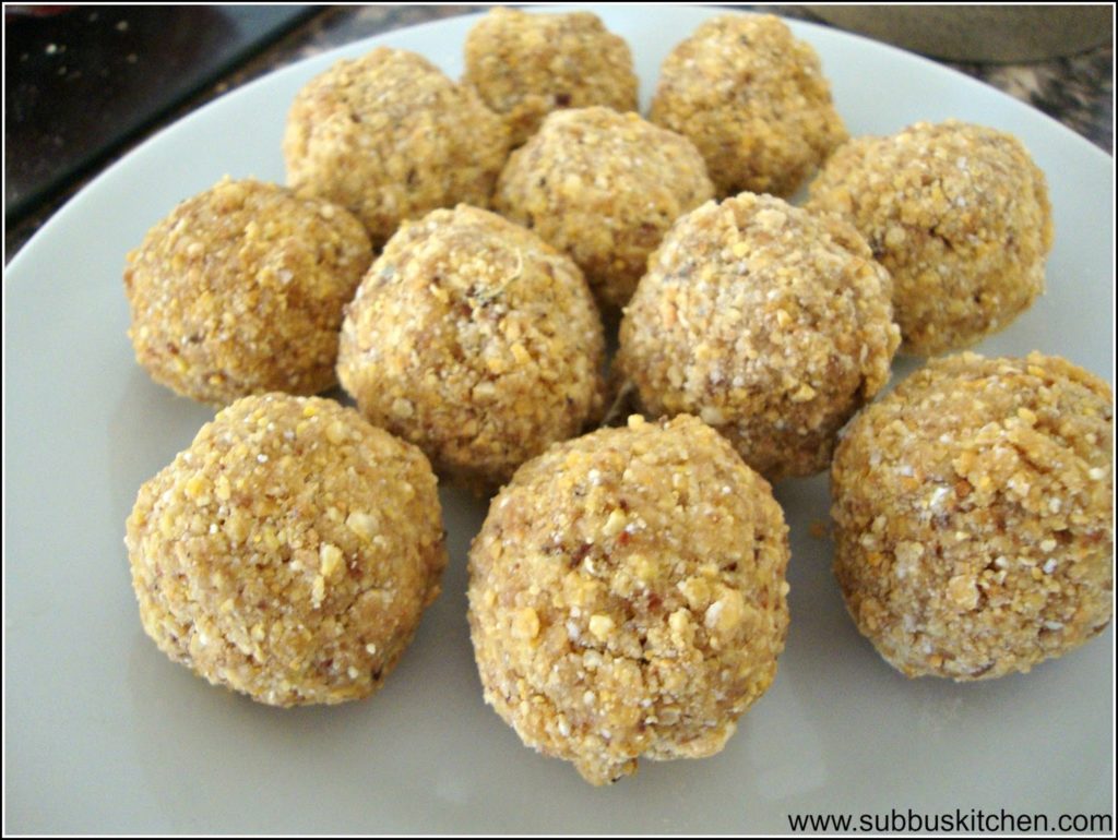 Ulaga Rudai Porulvilangai Urundai(Porivilangai Urundai) - Subbus Kitchen