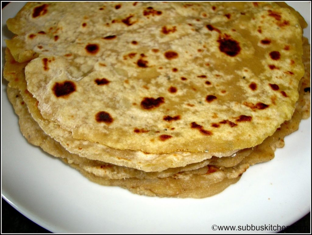 Sweet Potato Sweet Roti