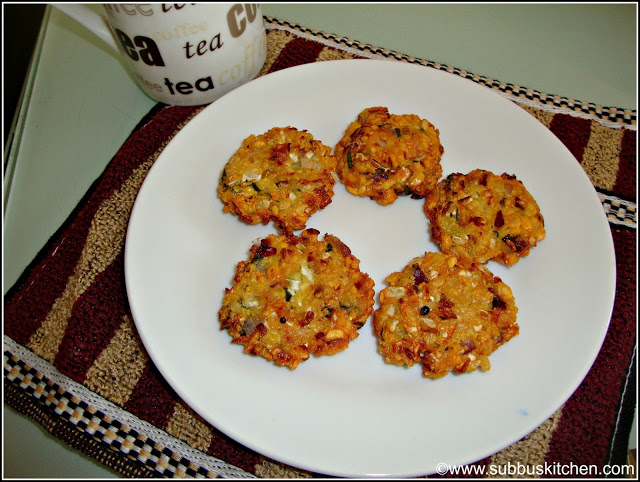 Cabbage Vada Cabbage Vada