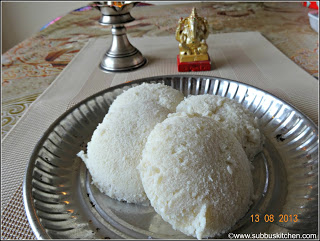 Pacharisi Idly ( Raw rice Idly)