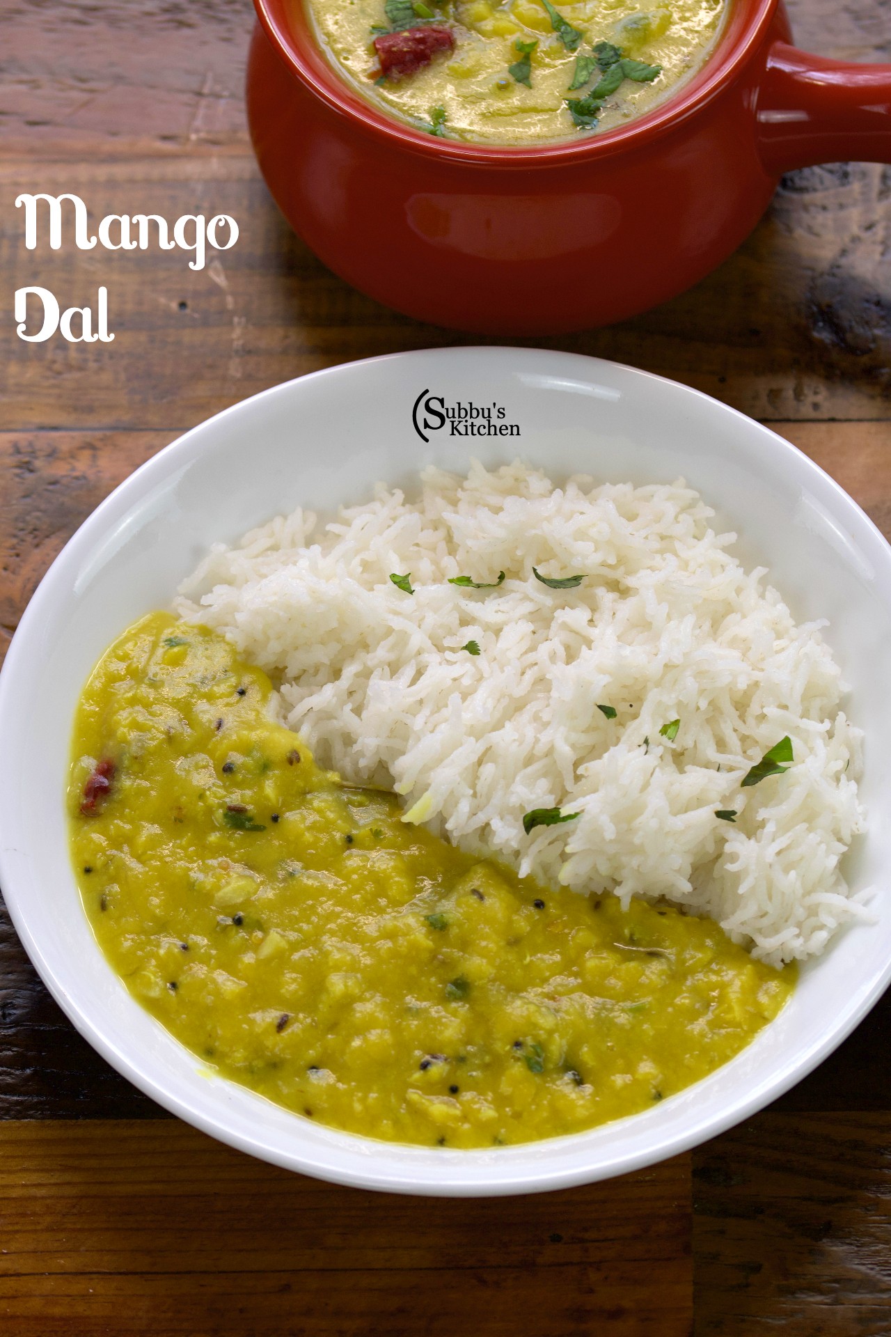 Mango Dal Mamidikaya Pappu Recipe Subbus Kitchen