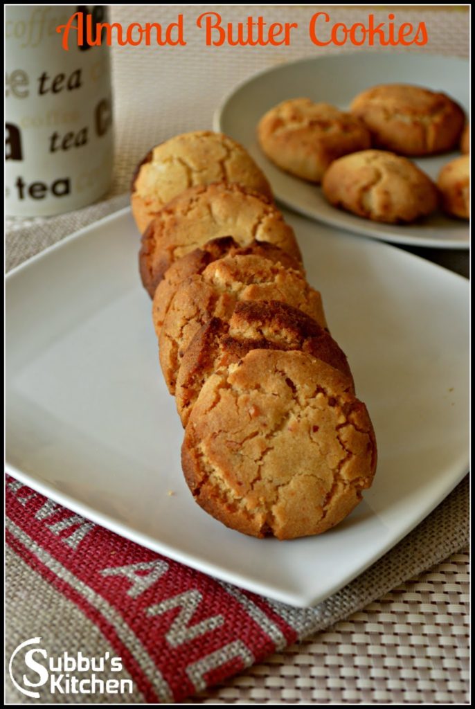 Almond Butter Cookies Almond Butter Cookies