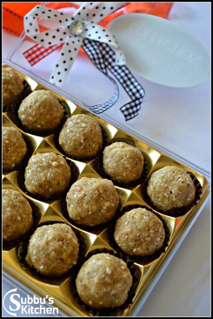 Oats Peanuts Ladoo Subbus Kitchen