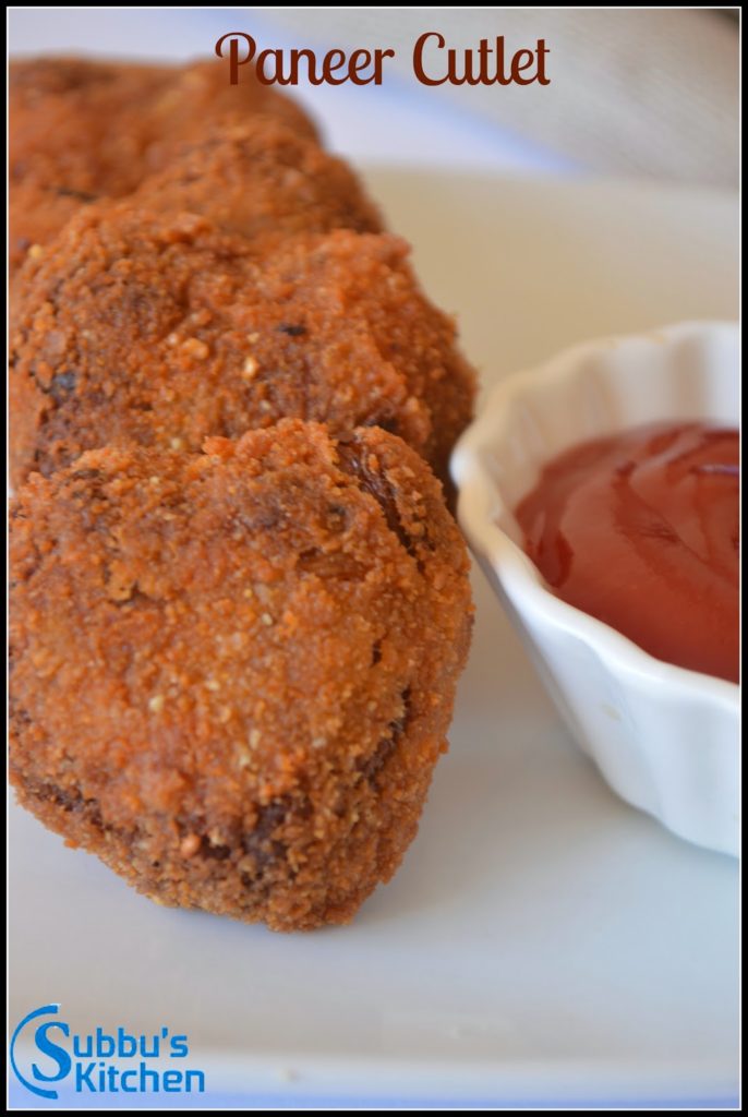 Paneer Cutlet