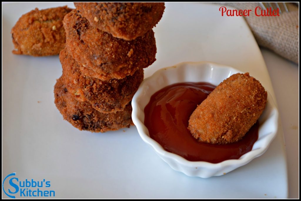 Paneer Cutlet