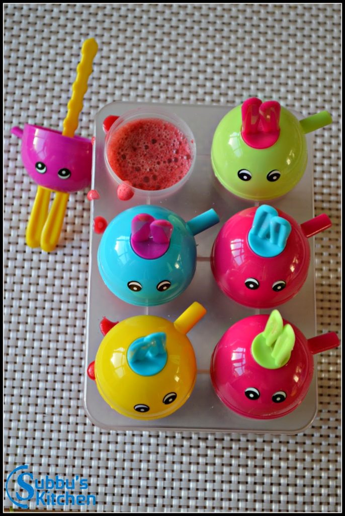 Apple, Beetroot, Carrot Ice Lollys Subbus Kitchen