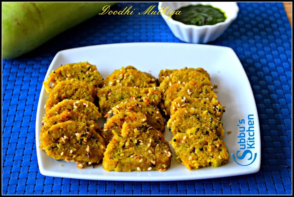 Doodhi Muthia | Bottlegourd Muthia