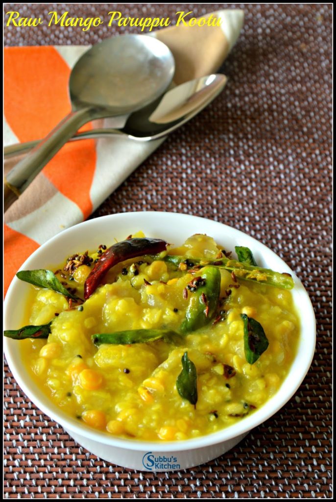 Raw Mango Paruppu Kootu