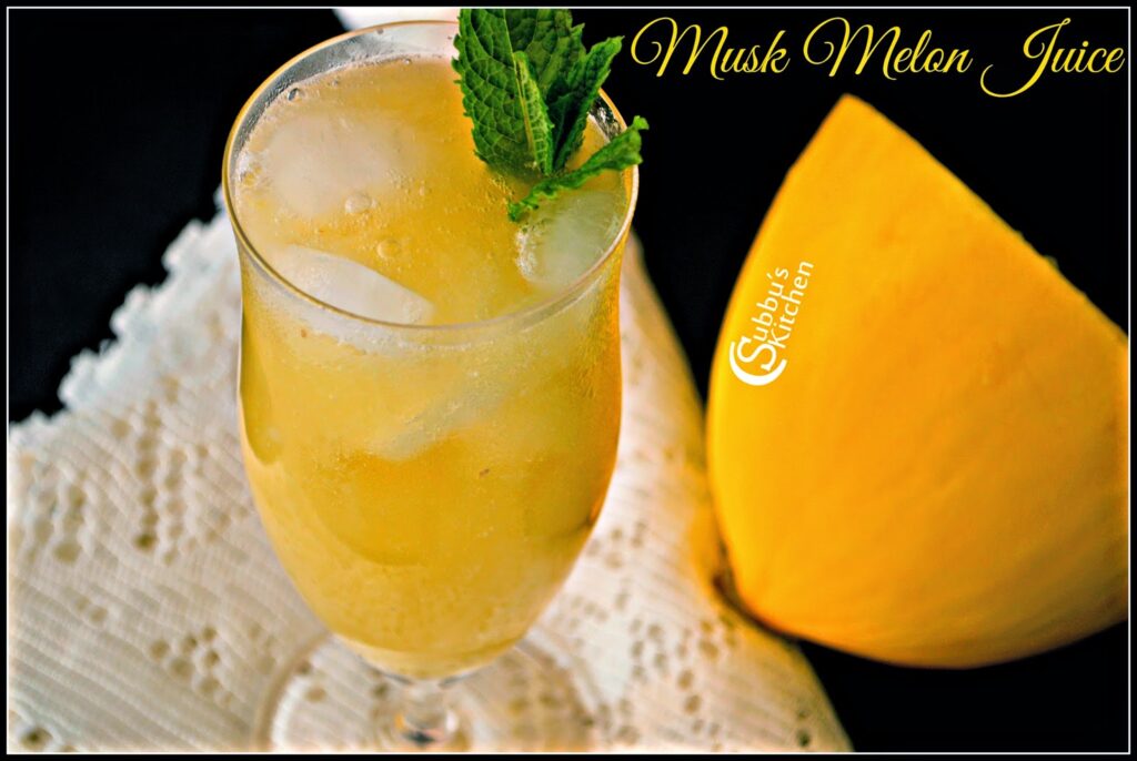 Kirni Pazham Juice Recipe Musk Melon Juice Recipe Cantaloupe Juice