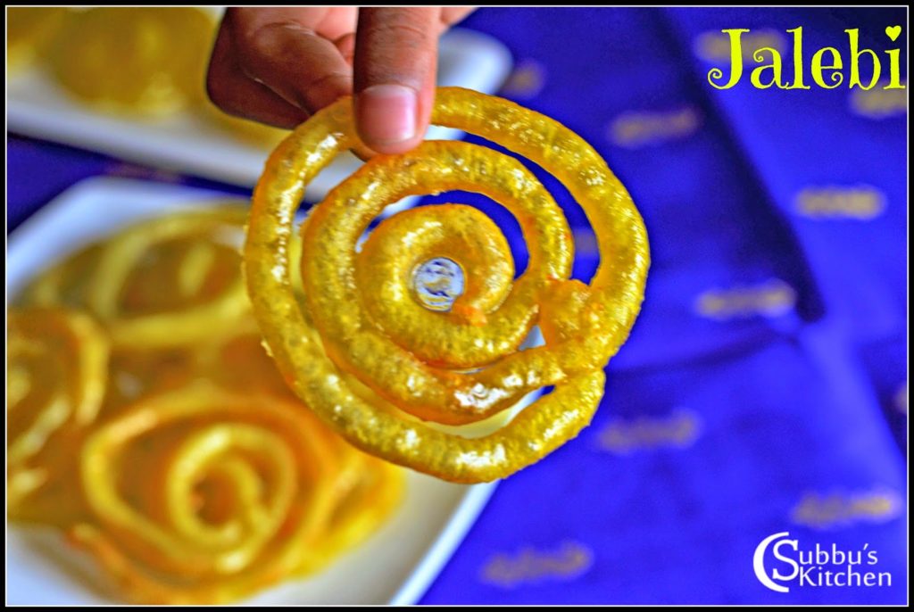 Instant Jalebi Recipe Jalebi Recipe without Yeast Subbus Kitchen