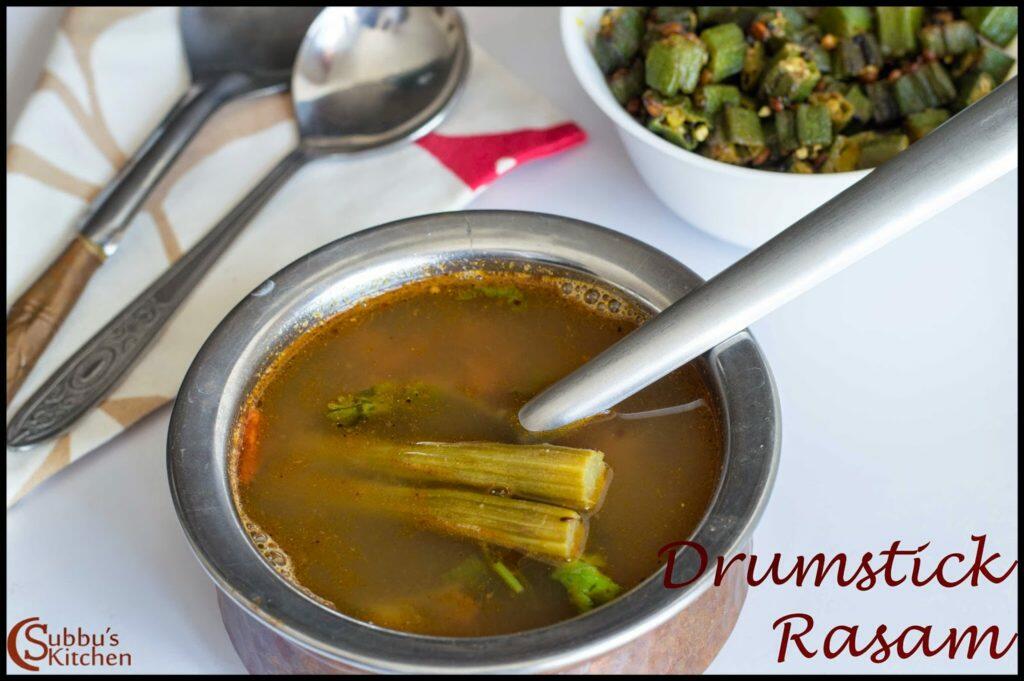Drumstick Rasam Recipe Murungakkai Rasam Recipe Subbus Kitchen