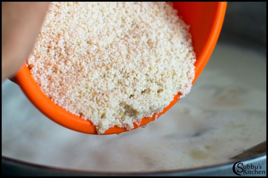 Saamai Paal Payasam Recipe Little Millet Kheer Recipe Subbus Kitchen