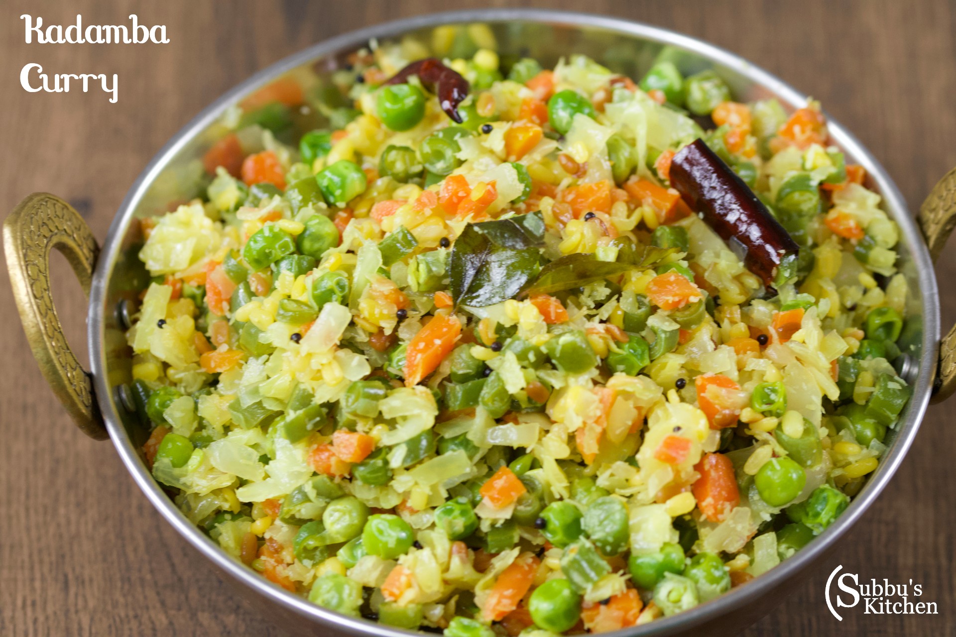 Cabbage Kadamba Curry Mixed Vegetable Poriyal Recipe Subbus Kitchen