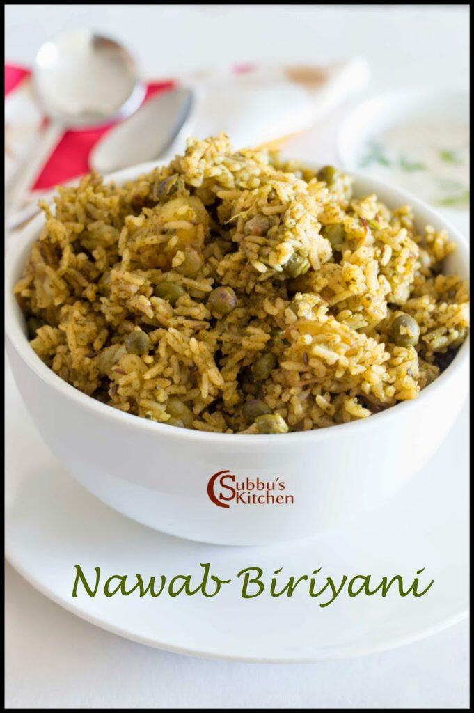 Nawabi Biriyani Recipe 