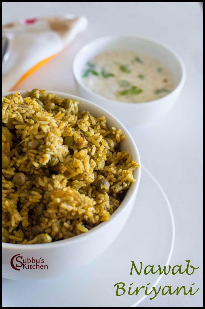 Nawabi Biriyani Recipe 