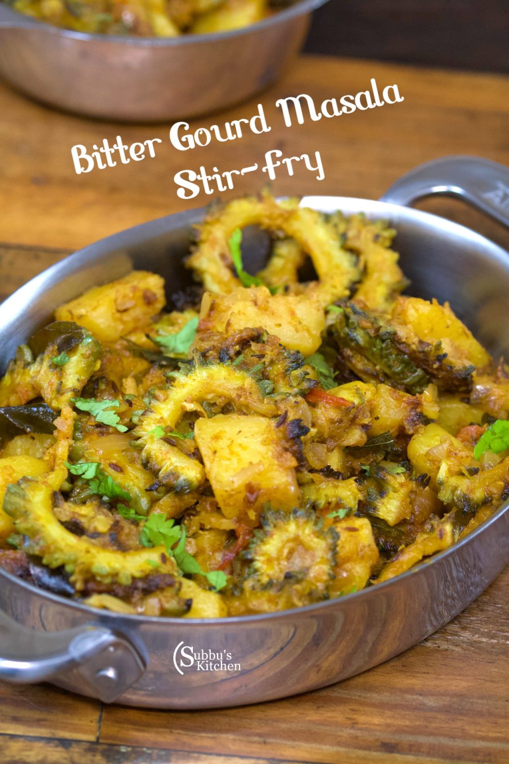 Bitter Gourd Masala StirFry Recipe Pavakkai Masala Curry Recipe Subbus Kitchen