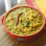 Vazhaithandu Kootu | Plantain Stem Kootu