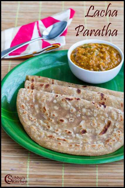 Lacha Paratha Recipe | Layered Indian Bread Recipe