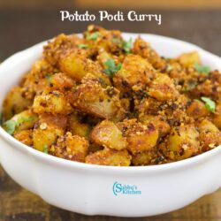 Kalyana Urulaikizhangu Kara Curry Recipe | Potato Kara Curry | Potato Podi Curry