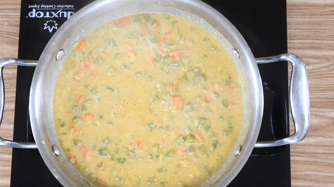 Carrot Beans Puli Kootu Recipe Carrot Beans Tamarind based Stew