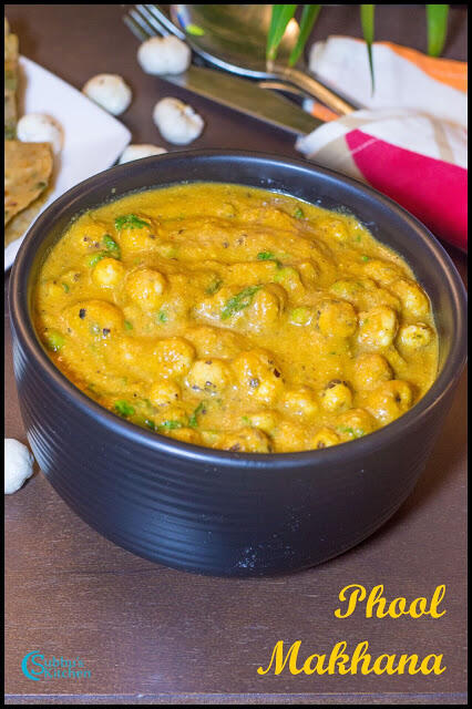 Phool Makhana Curry Recipe | Lotus Seed Masala Recipe