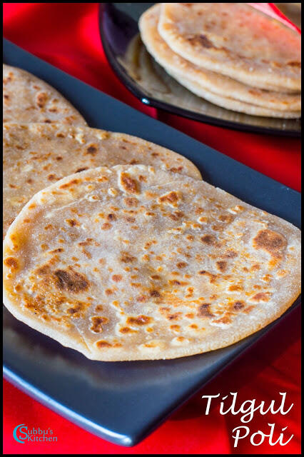 Tilgul Poli Recipe | Sesame seeds and peanut Purana Poli Recipe