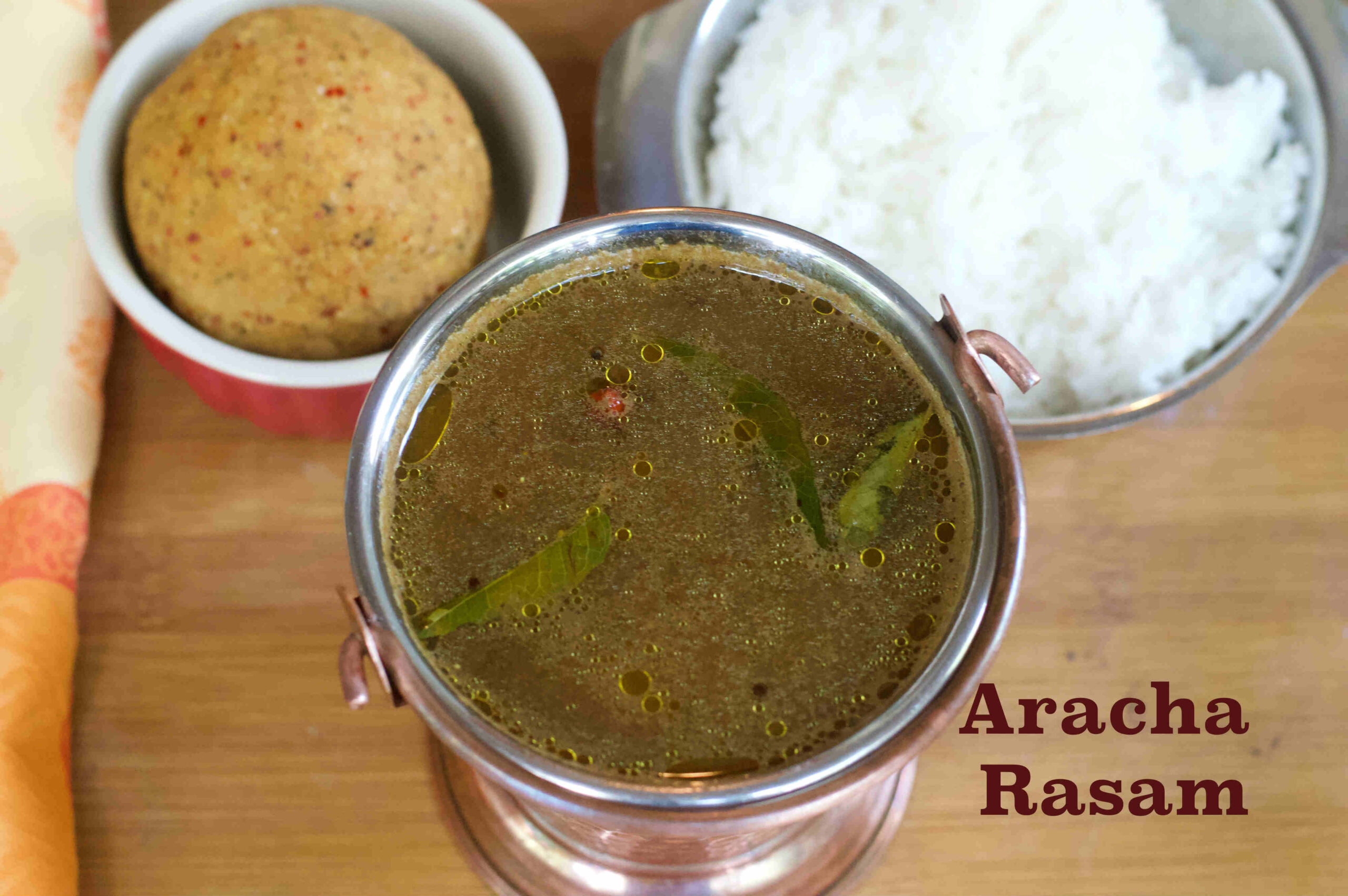 Araitha Rasam | Aracha Rasam | Arachuvita Rasam