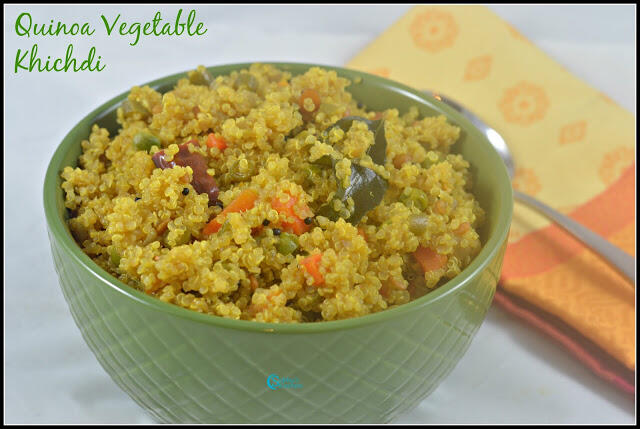 Quinoa Khichdi Recipe | Quinoa Vegetable Upma Recipe