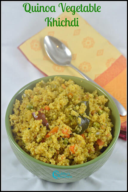 Quinoa Khichdi Recipe | Quinoa Vegetable Upma Recipe
