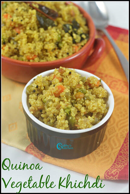 Quinoa Khichdi Recipe | Quinoa Vegetable Upma Recipe