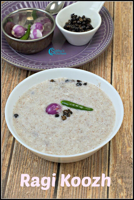 Ragi Koozh (Finger Millet Flour)