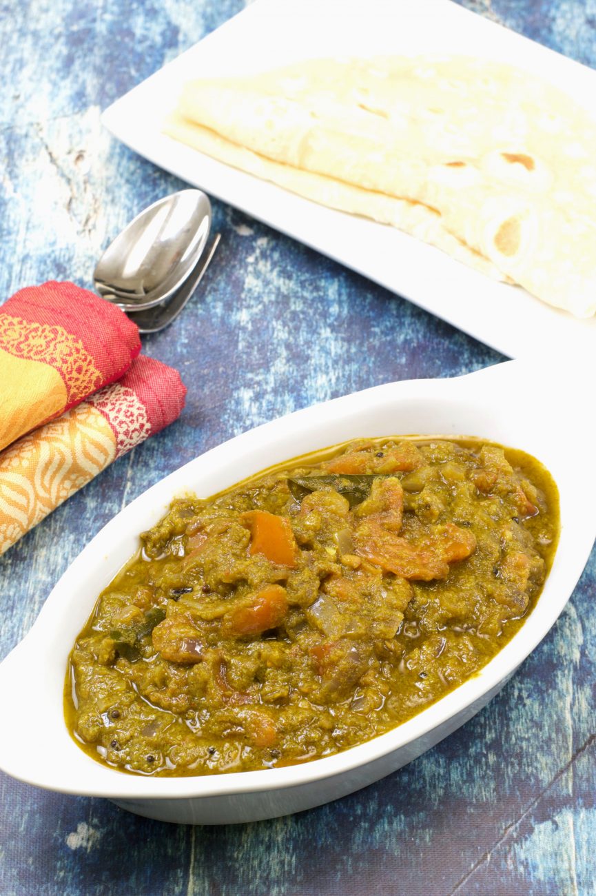 South Indian Style Tomato Coriander Masala Recipe Subbus Kitchen