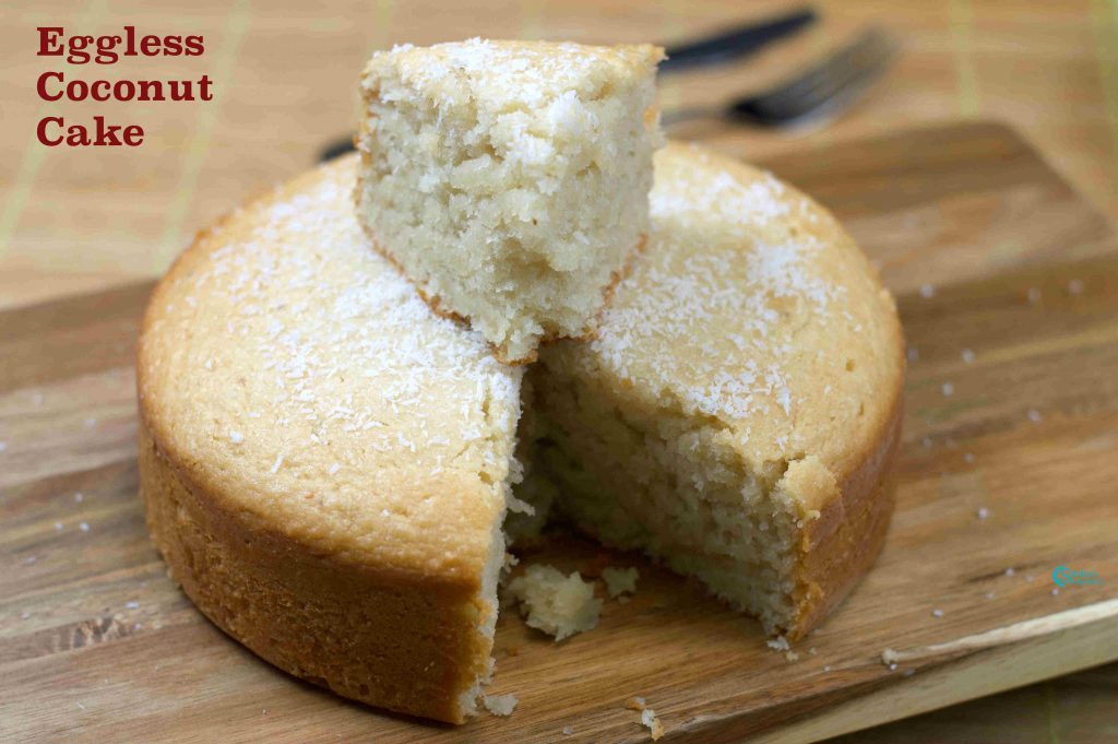 Eggless Coconut Cake in Pressure Cooker Subbus Kitchen