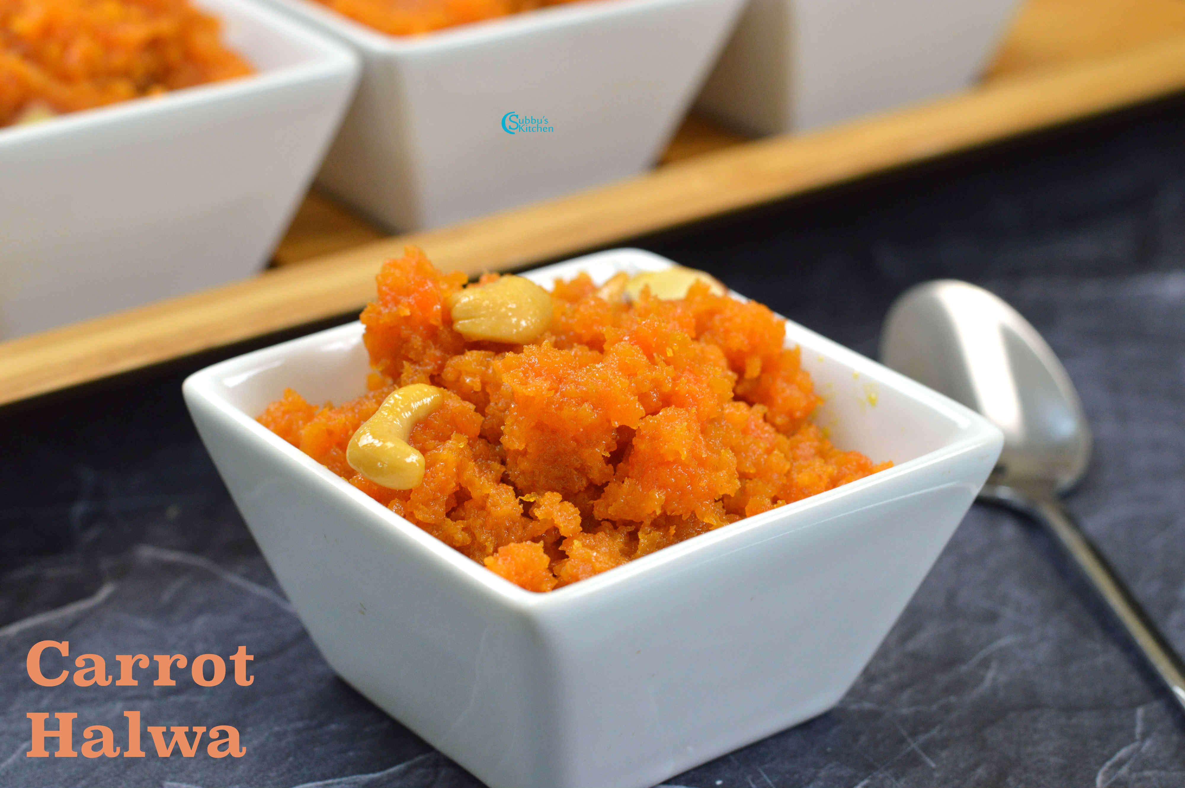 Carrot Halwa | Gajar Ka Halwa - Subbus Kitchen