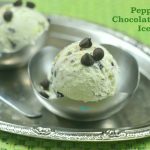 Peppermint Chocolate Chip Ice Cream