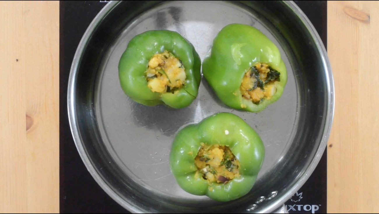 Stuffed Capsicum Potato Stuffed Bell Peppers Subbus Kitchen