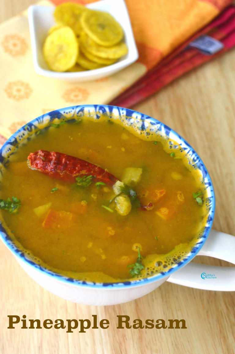 Pineapple Rasam Subbus Kitchen