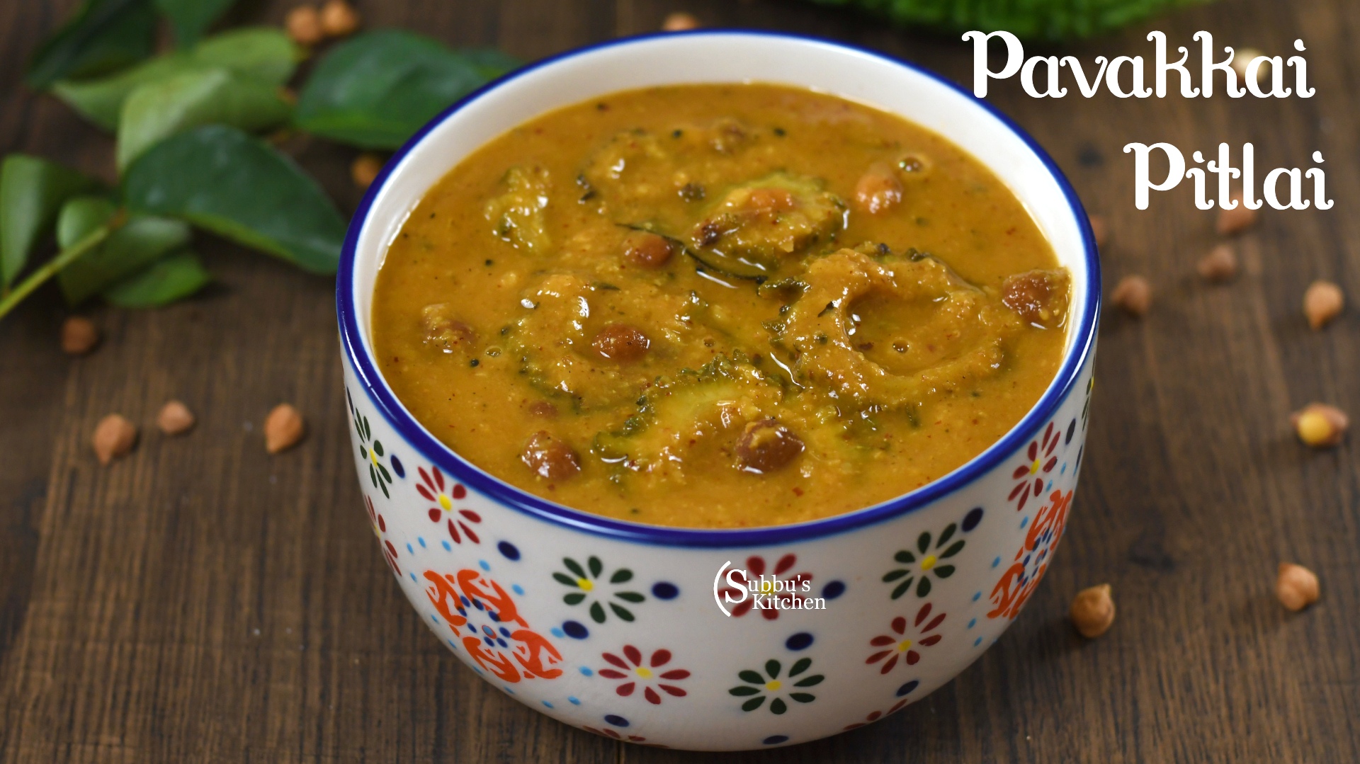 Pakarkaai Pitlai Bitter gourd Pitlai Pavakkai Pitlai Subbus Kitchen