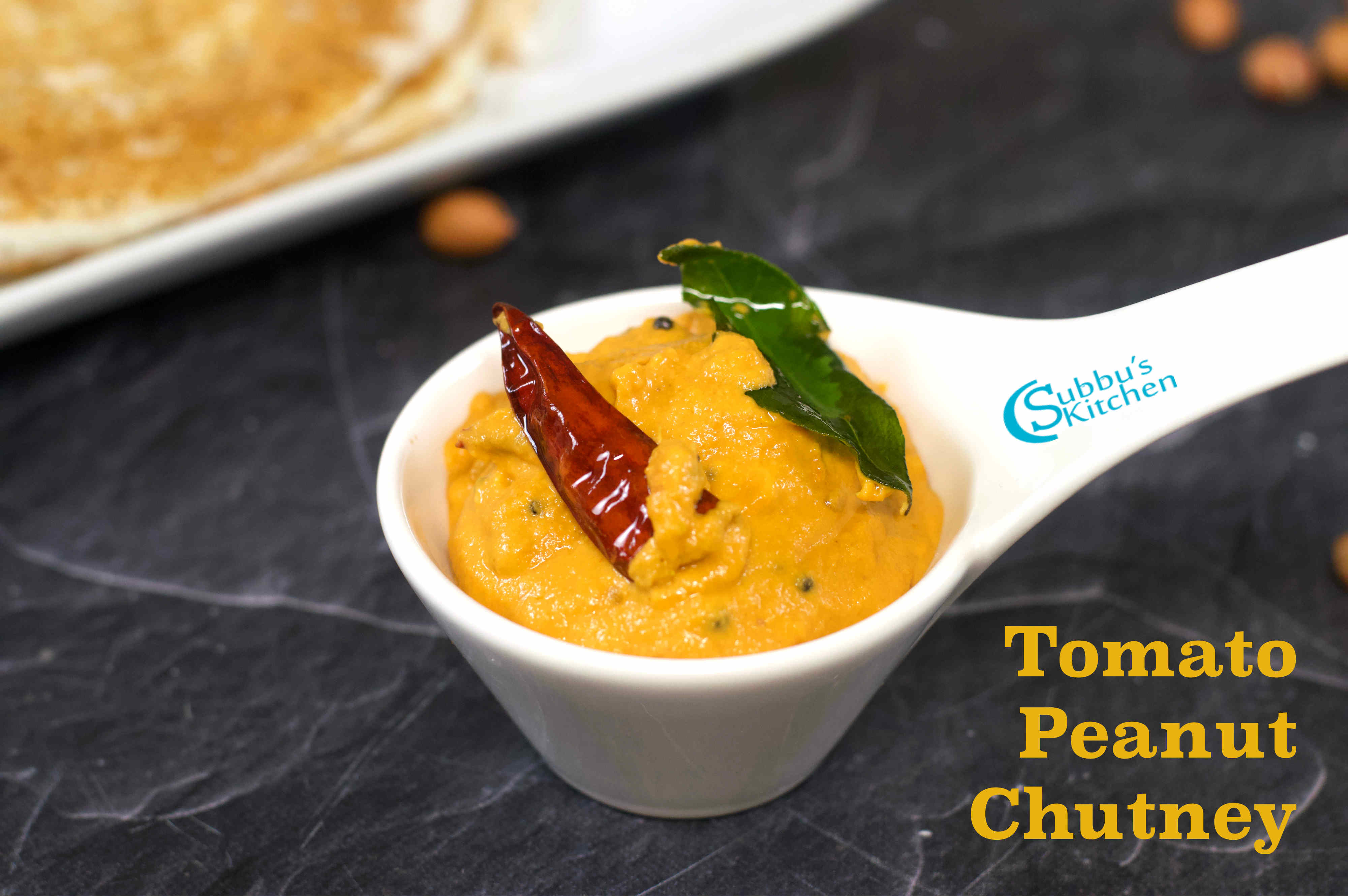 Tomato Peanut Chutney Recipe Subbus Kitchen