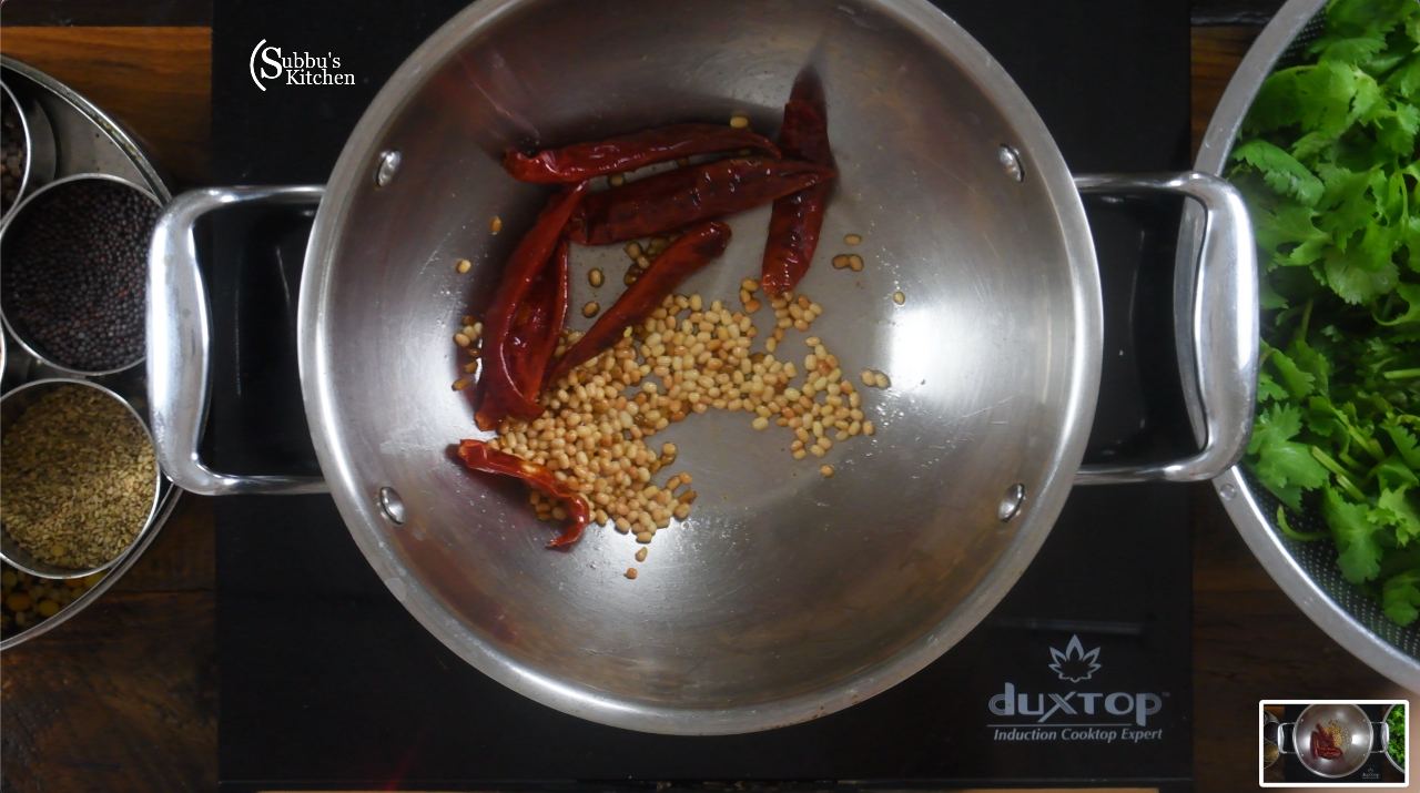 Coriander Leaves Thokku Recipe Kothamalli Thokku Subbus Kitchen