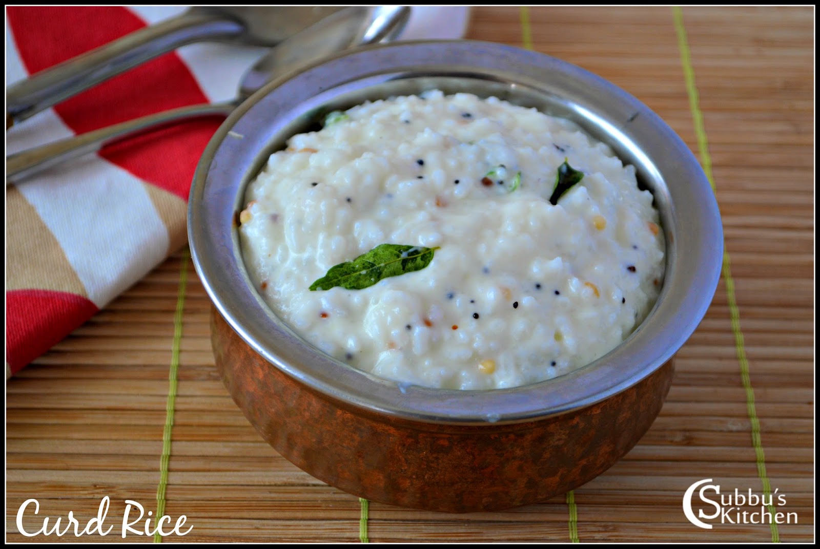 Curd Rice Recipe | Thayir Sadam Recipe