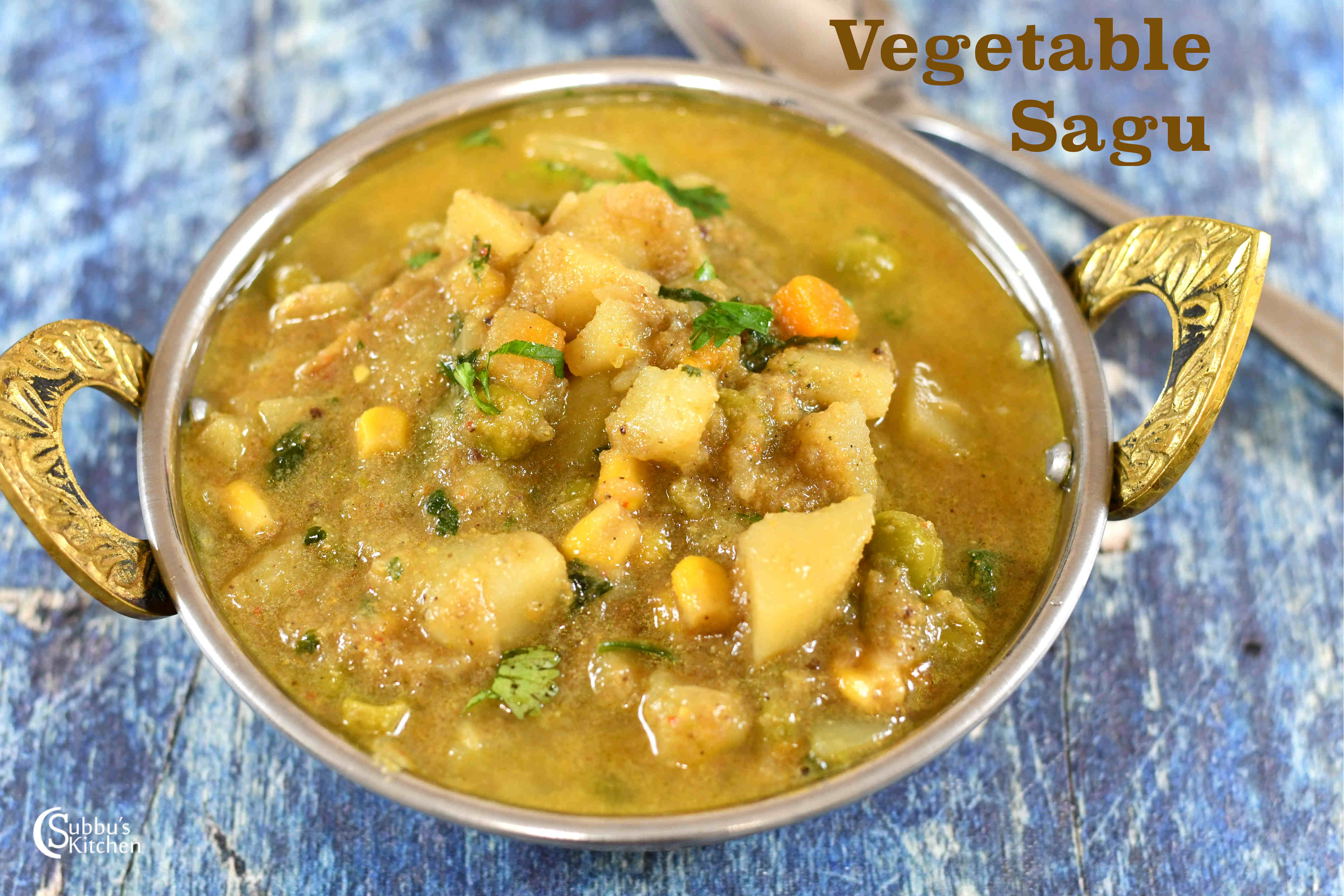 Mixed Vegetable Sagu Recipe | Saagu Recipe - Subbus Kitchen