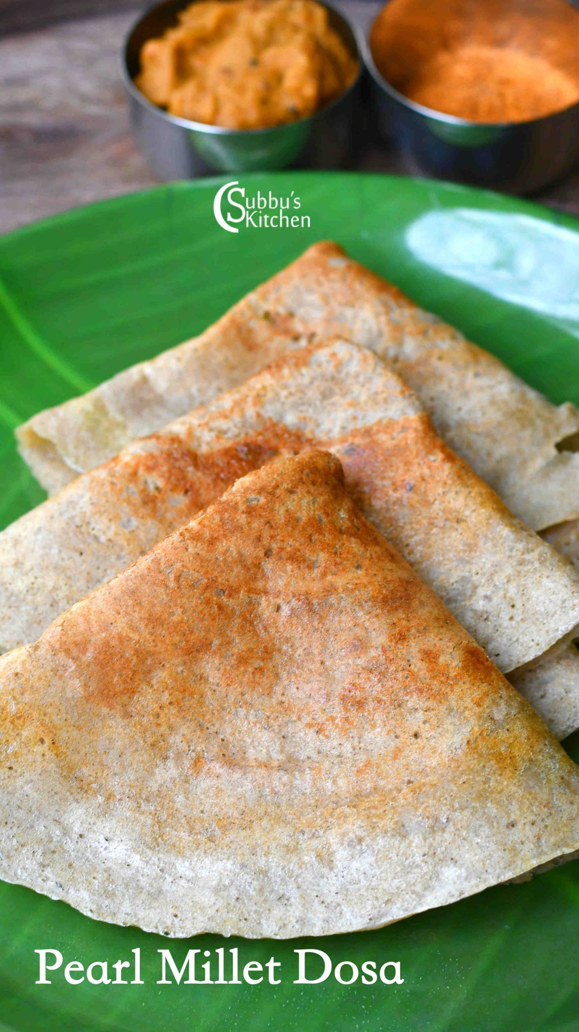 Kambu Dosa | Pearl Millet Dosa - Subbus Kitchen