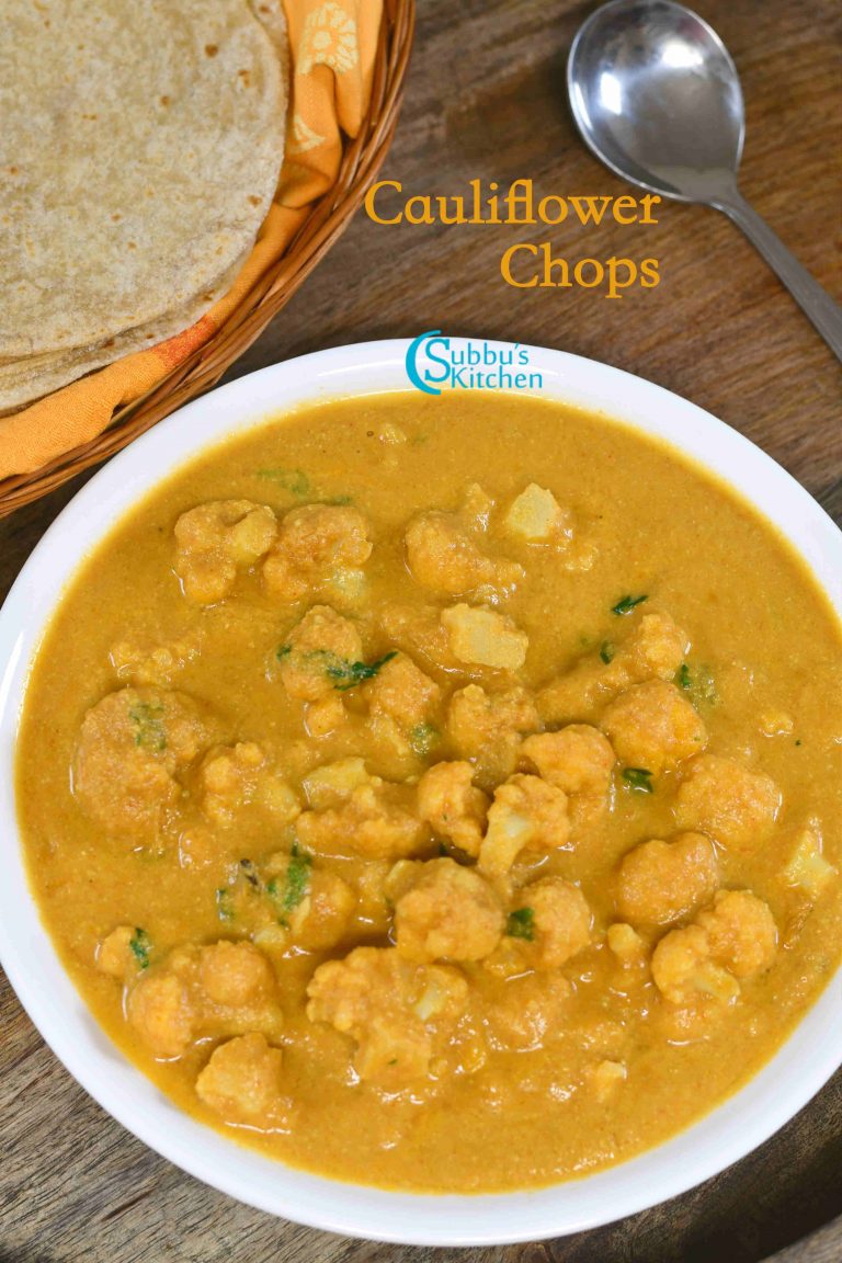 Saravana Bhavan Cauliflower Chops Recipe Cauliflower Kurma Recipe