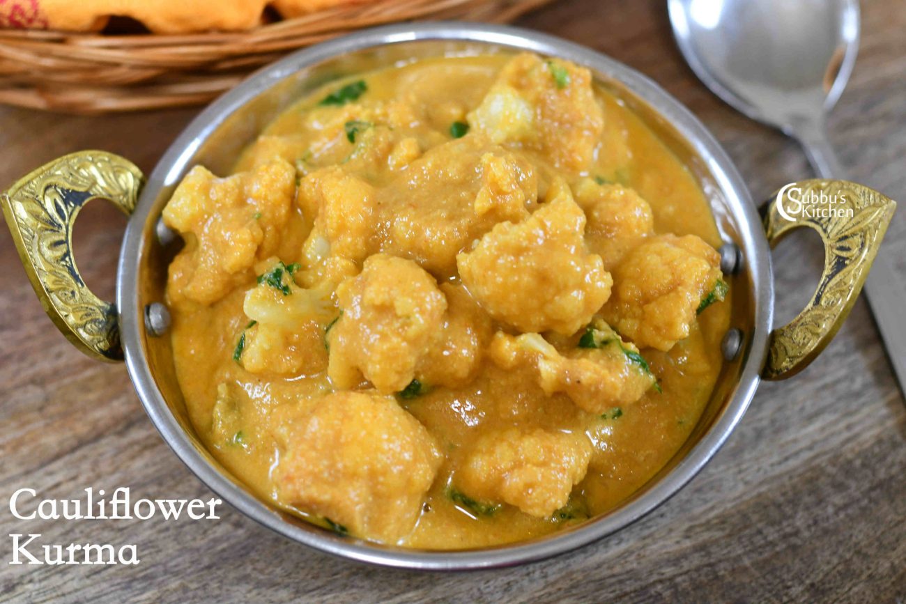 Saravana Bhavan Cauliflower Chops Recipe Cauliflower Kurma Recipe