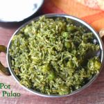 Instant Pot Palak Pulao Recipe | Spinach Pulao Recipe